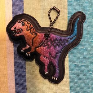 Coach Dinosaur Keychain